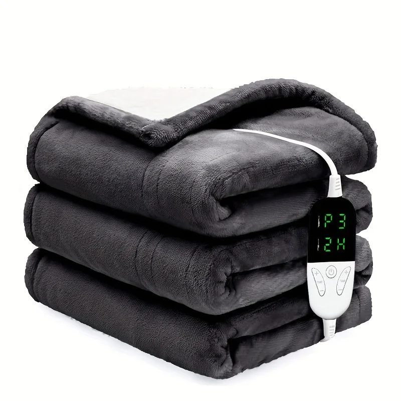 

heating pads Electric Quick Heating Flannel LED Screen Display 6 Timing 6 Temperature High-end Electric Blanket Winter캠핑 전기장판