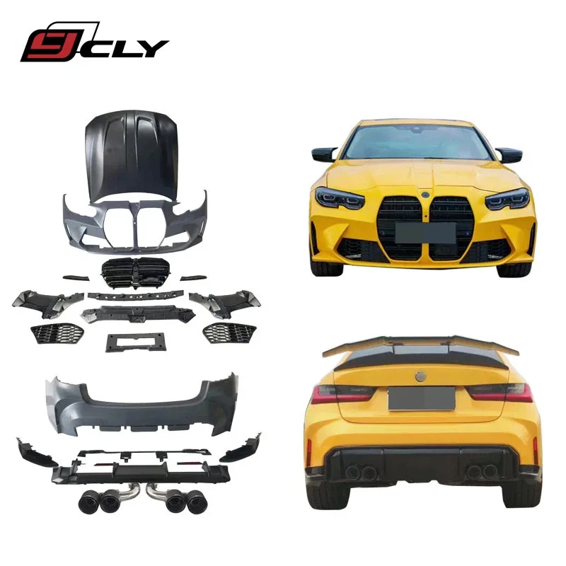 

Flash Sale ! M3 Style Car Bumper for 3 Series G20 G28 Upgrade M3 Body Kit Front Bumper Hood Diffuser Exhaust Pipe 2019-2022