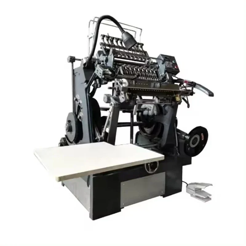 Book Sewing Machine Folding And Organizing Semi-automatic A4 Practice Thread Binding