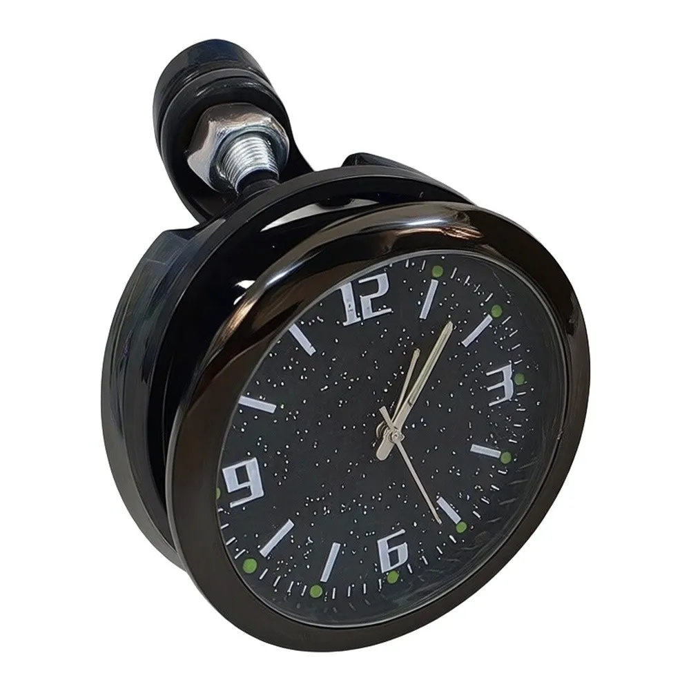 Handlebar Mounted Analog Clock for Motorcycle and for scooter Applications Fits Both 22mm and 25mm Handlebar Diameters