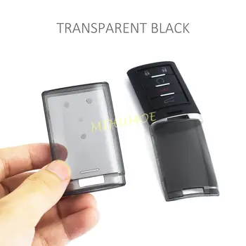 適用於凱迪拉克 CTS XTS ATS SRX STS DTS 凱雷德 雪佛蘭 Corvette 的 2 件裝黑色/透明汽車鑰匙圈保護套配件 10 最佳銷售 雪佛蘭鑰匙圈套 - №2