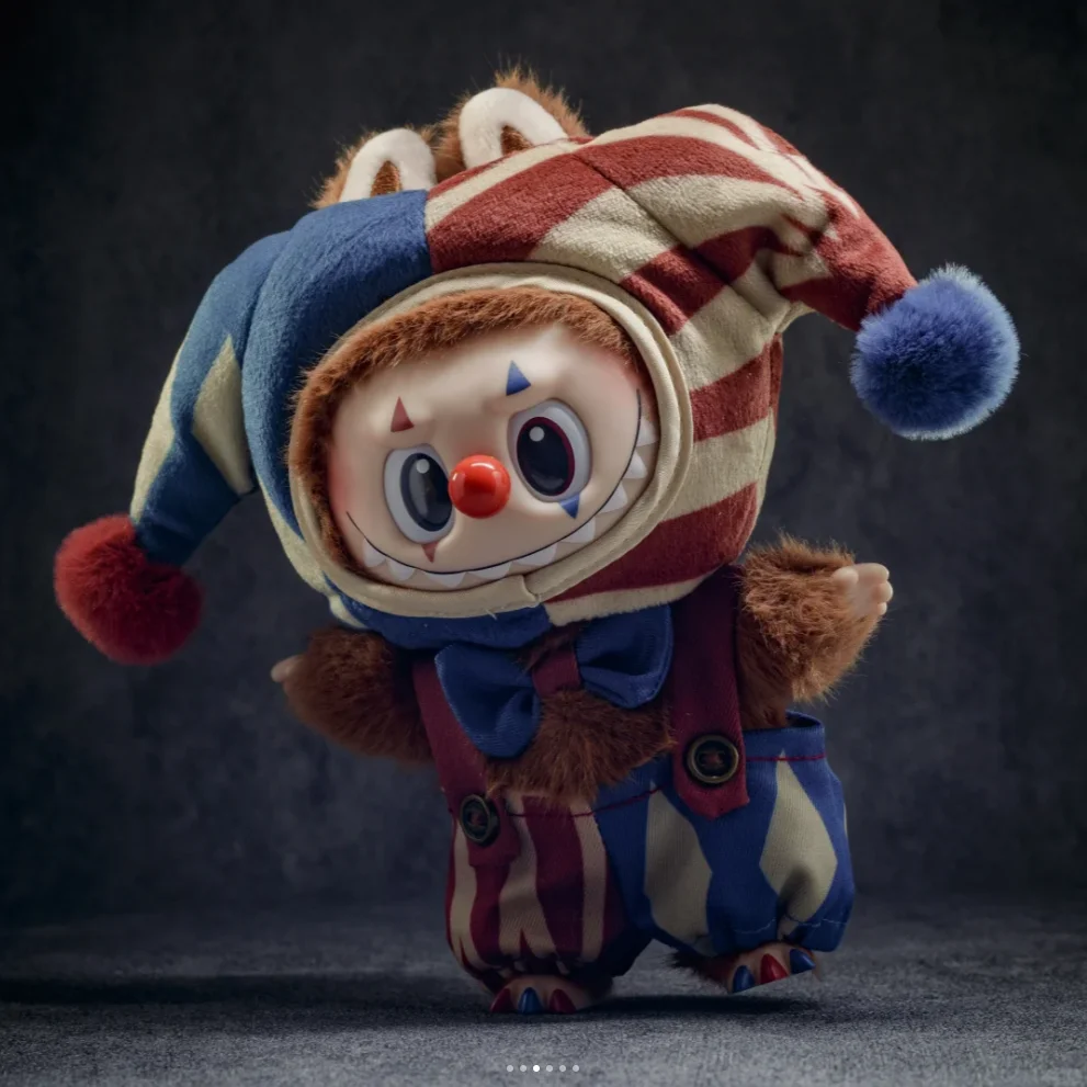 

POP MART Juggling Clown Action Figure WHY SO SERIOUS Blind Box Cute Keychain Vinyl Plush Gift