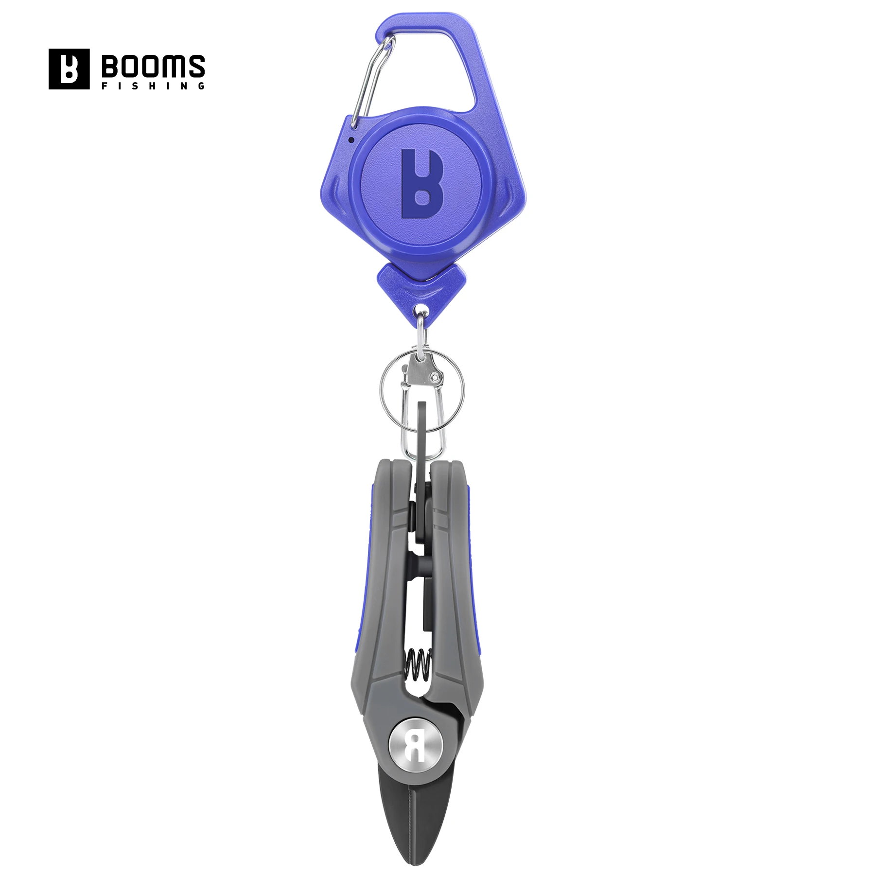

Booms Fishing FR1 Stainless Steel 2-in-1 Fishing Line Cutter Small Fly Fishing Braided Mono and Fluoro Lines Scissors Tools