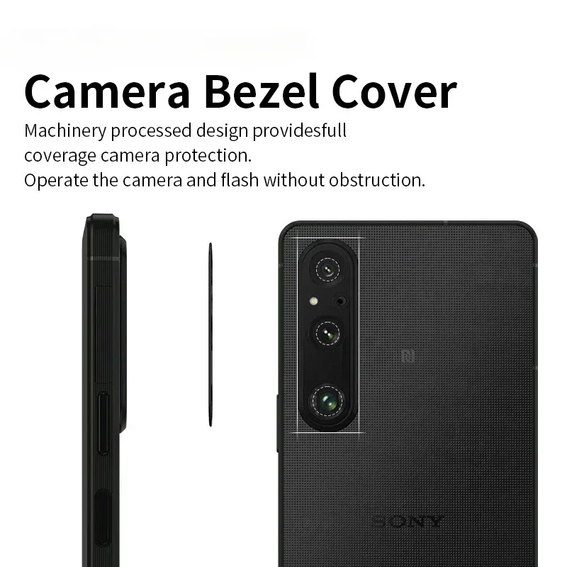 Sony xperia 1 v 10 v alumínio câmera lente protetor, película protetora para xperia xperia 1 v 10 v xperia10v