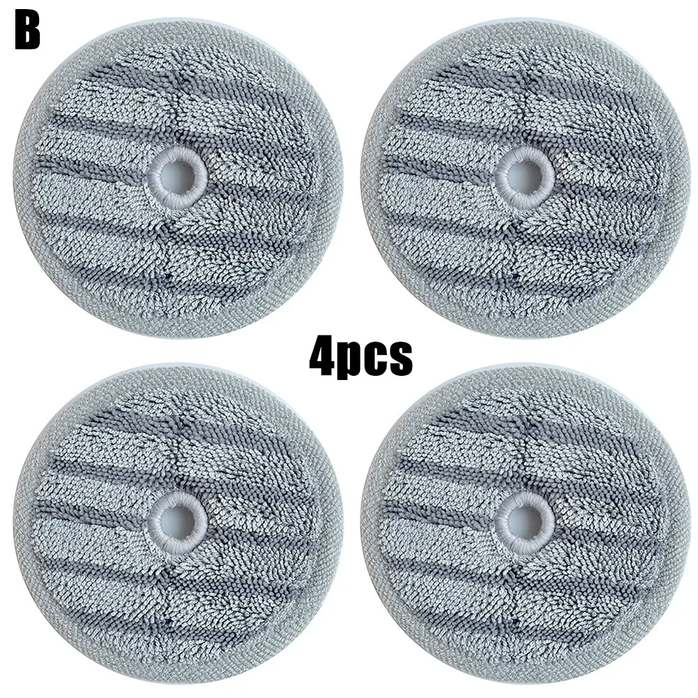 4 Pads AAA77685208 For Power Drive Mop Rotating Pads For A9 Floor Cleaning Mop Microfiber Hardwood Laminate Tile