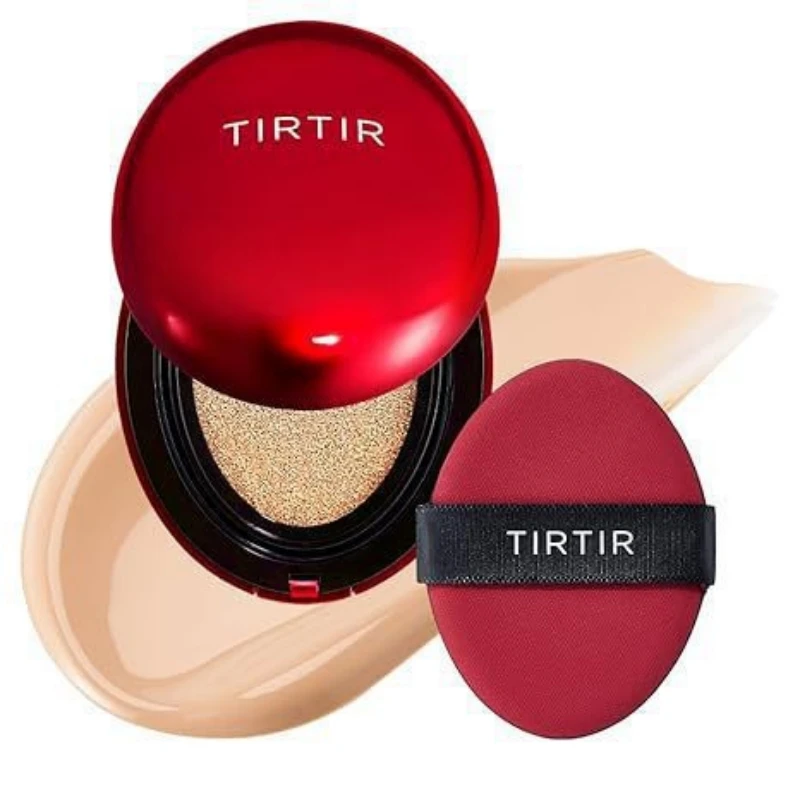 Sunscreen SPF 40+ Air Cushion Foundation Lightweight Buildable Coverage Semi-Matte Finish Korean Cushion Cosmetic Cc Cream
