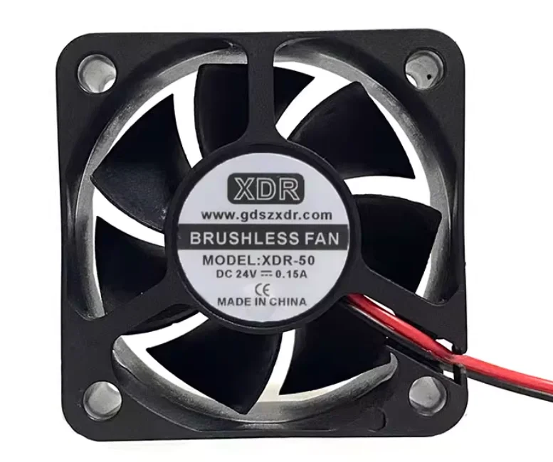 

XDR-50 DC 24V 0.15A 50x50x20mm 2-Wire Server Cooling Fan