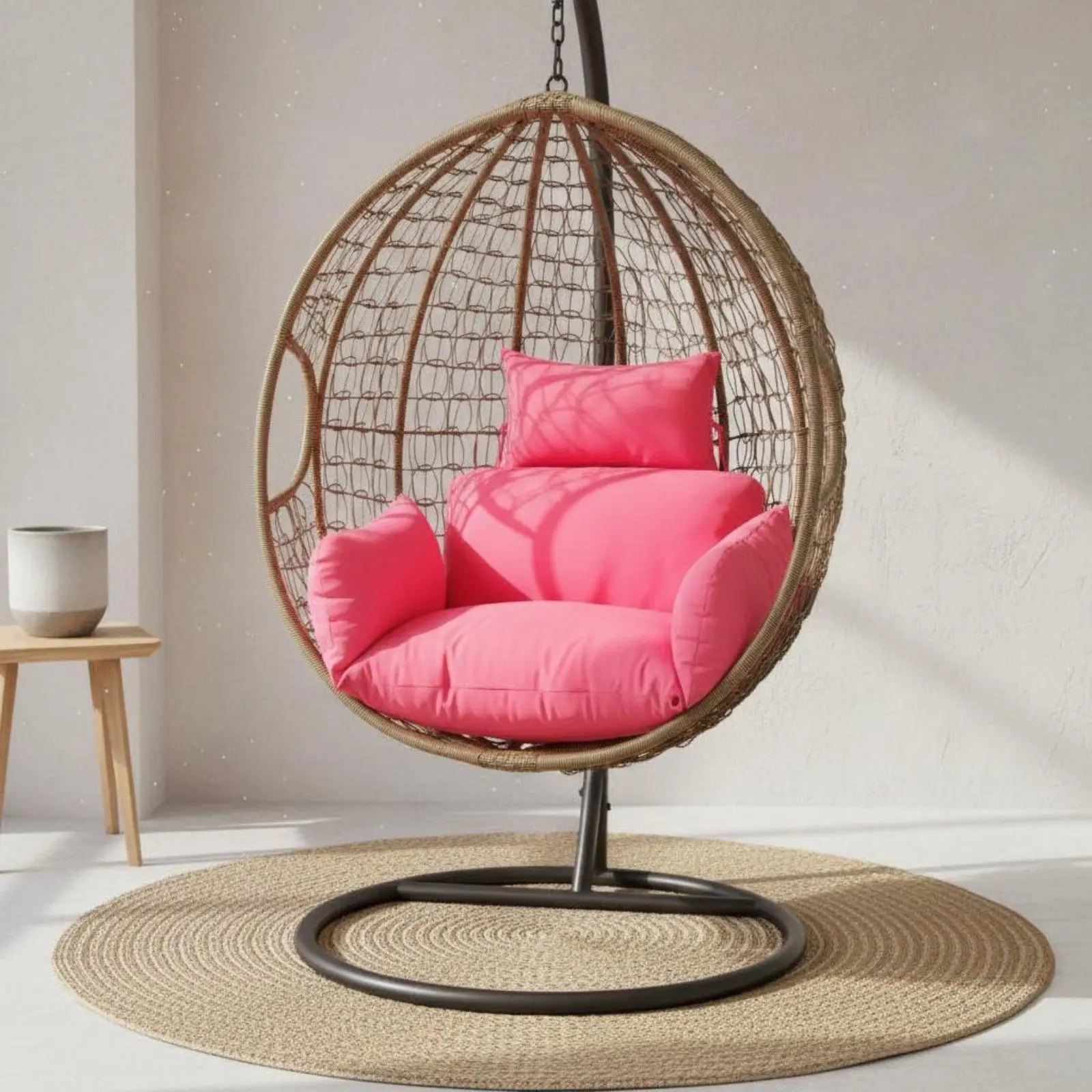 Washable Removable Cushion Cover for Egg Chair Hanging Chair Comfortable Lounger Seat Pad Indoor Outdoor Use