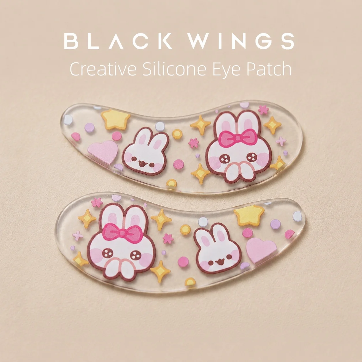 Blackwings Silikon-Augenmaske Ist eine Wiederverwendbare Kühlgel-Augenmaske mit Musterdesign, Ein Muss für Hautpflege Tag und Nacht – Detail 7