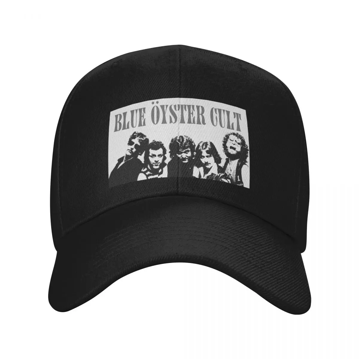 Blue Oyster Cult Music Band Logo Baseball Cap Hat Baseball Cap Luxury Hat Luxury Brand Horse Hat Golf Men Women's