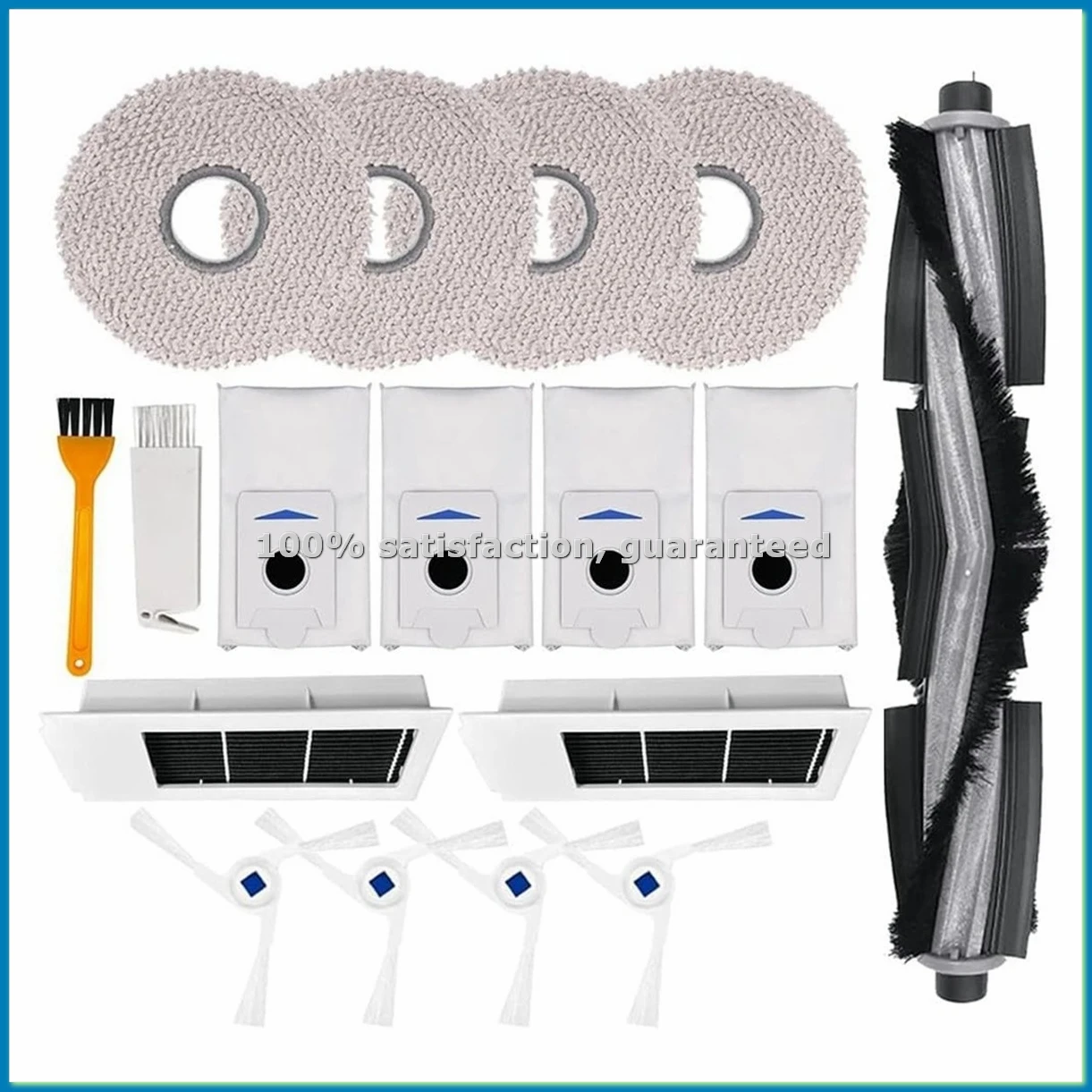 

Аксессуары для робота-пылесоса X2 X2 Omni X2Pro Dex86: основная и боковые щетки, салфетки для влажной уборки - A79M