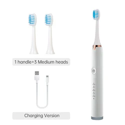 Tongwode Oral Cleaning Electric Tooth Brushes Long Lasting Smart Wireless Rechargeable Automatic Ultrasonic Electric Toothbrush