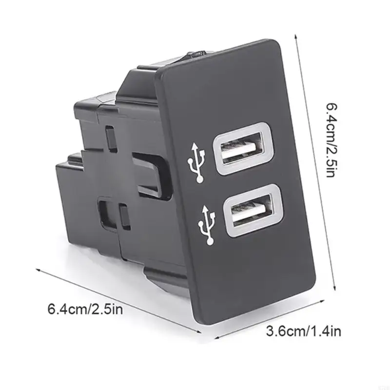 M76E 2 USB-Armaturenbrett-Anschlusseinsatz HC3Z-19A387-F für den Ladezugang für Telefone Auto – Detail 6