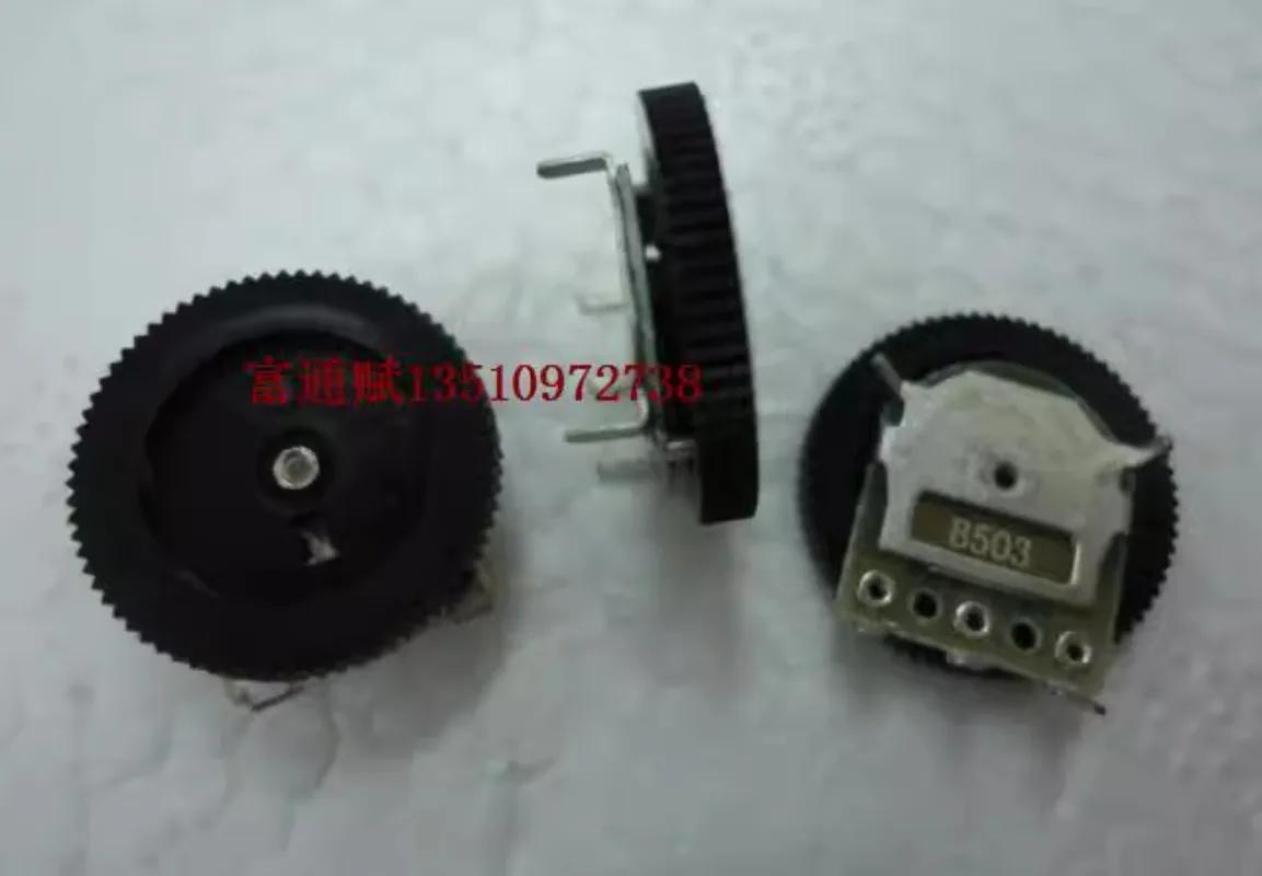 10PCS 16×2MM Dial Gear Potentiometer Single-link B10K Volume Dial Adjustment Encoder 3-Pin