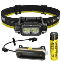 Sale Nitecore NU45 1700LM Build-in 4000mAh Battery USB Rechargeable Headlamp 18650 Extension Battery Case Outdoor Camping Search