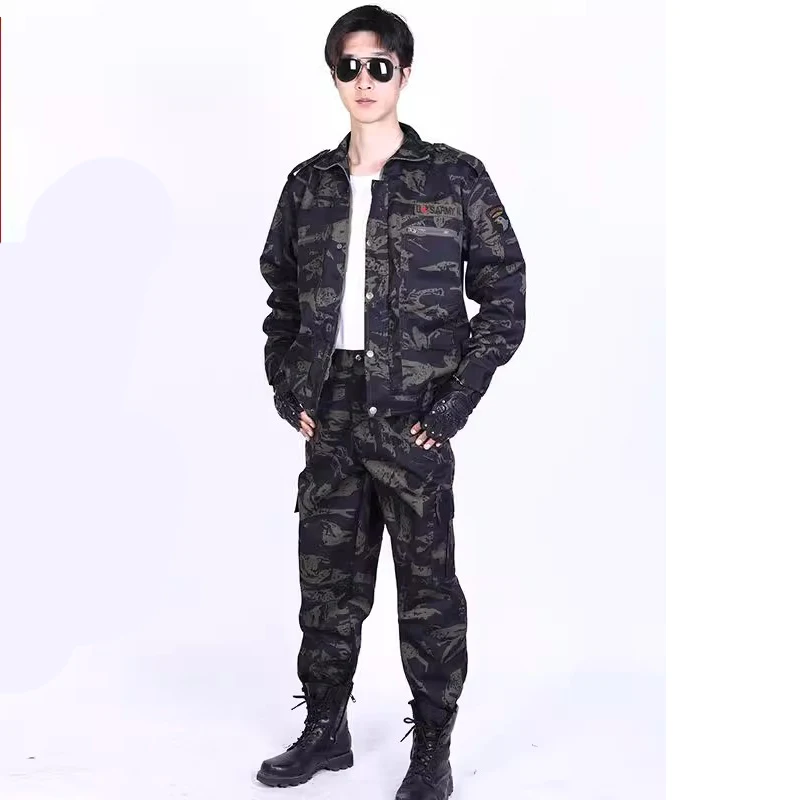 

Man SWAT Soldier Army Suit Military Uniform Costumes Security Work Wear Tactical Combat Hunting Clothing Set High Quality