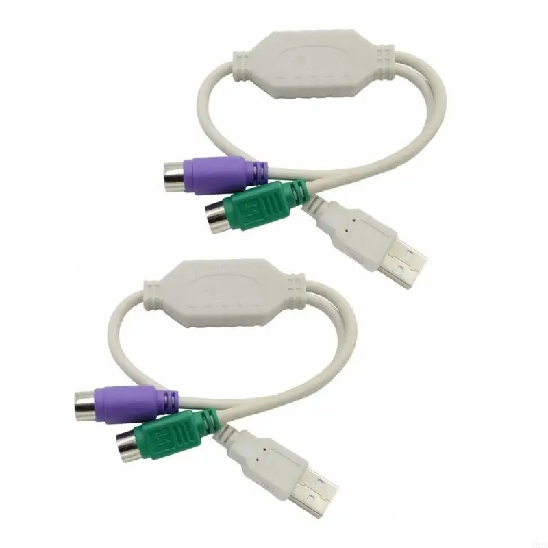 193A USB2.0 A Male to PS2s with Mouse and Keyboards Support for Scanning PS2s to USB Adapter Adapter Cable