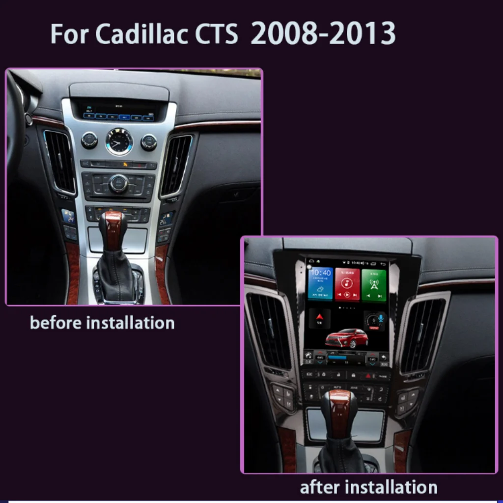 8 + 256GB Android 13 CarPlay AutoRadio per Cadillac CTS 2007 - 2012 Multimedia AutoRadio Player navigazione Stereo GPS DSP unità principale