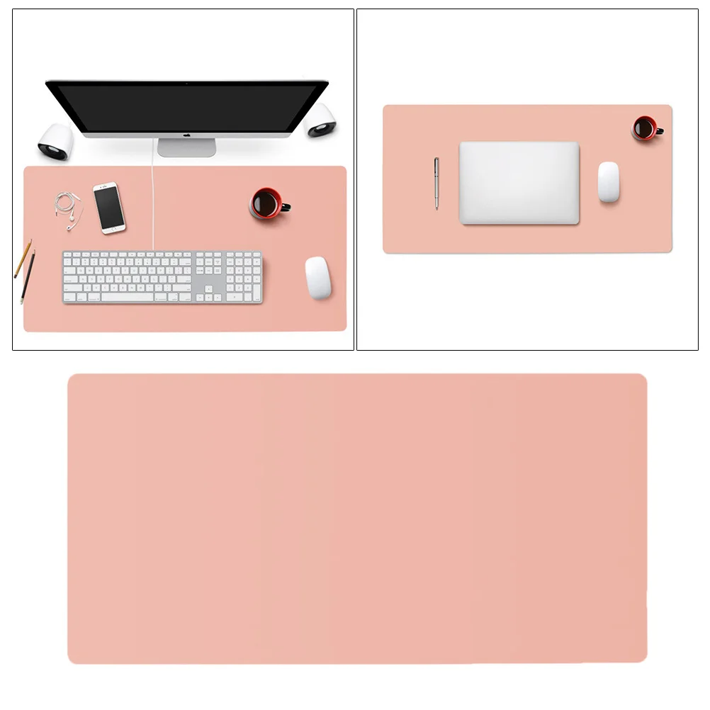 

90X45Cm Pu Desk Mat Smooth Non-Slip Computer Keyboard Pad Surface For Computer Keyboard Mouse Pad Gaming Office Organizer