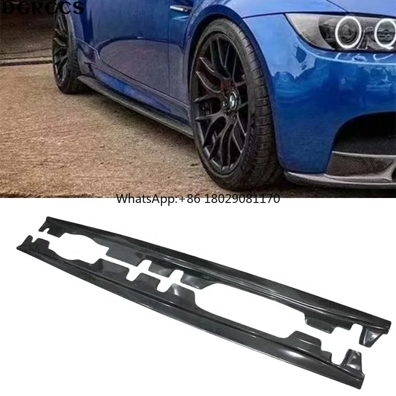 For BMW 3 series E92 2005-2013 Real carbon fiber side skirt