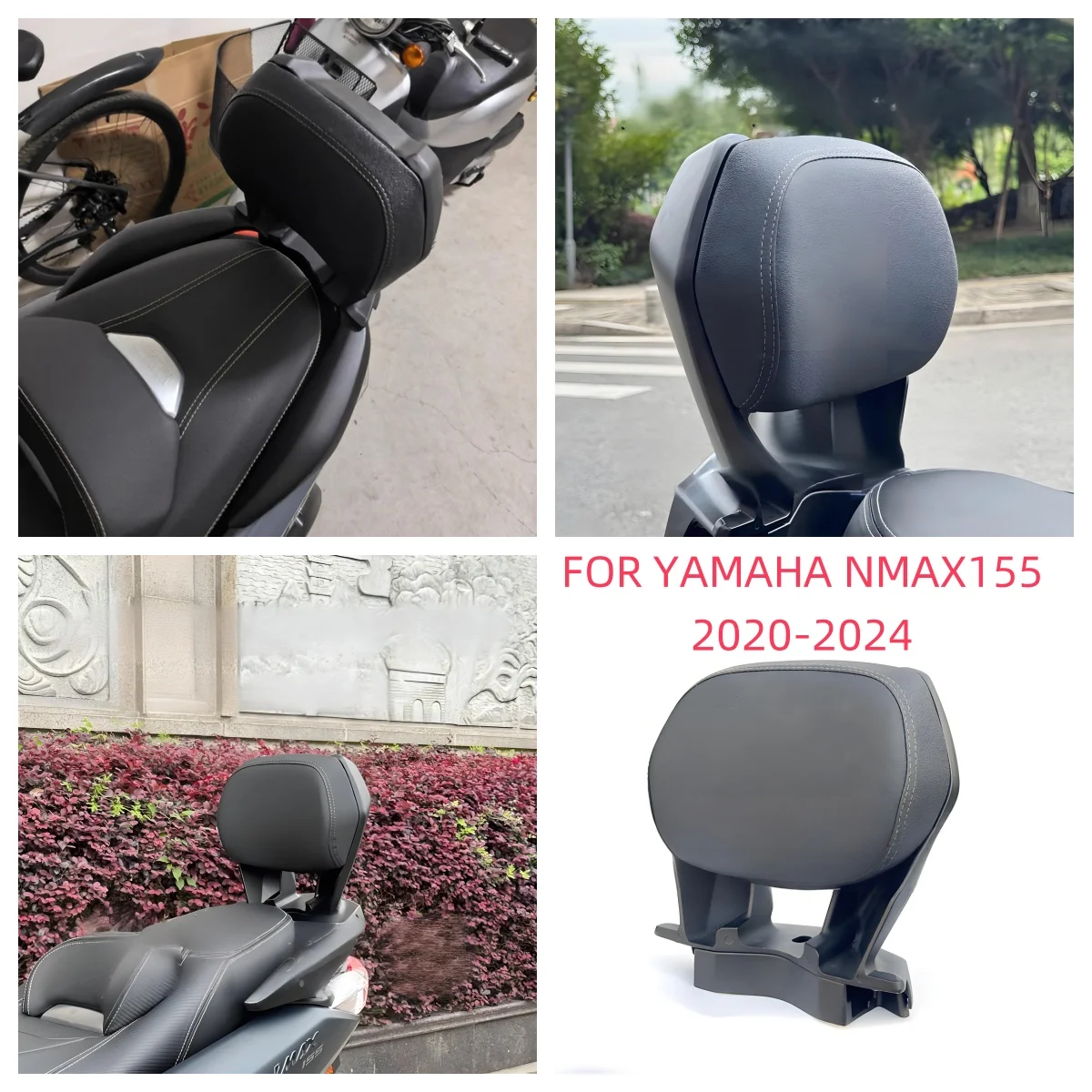 ملحقات الدراجة النارية لياماها NMAX 155 N-MAX155 nmax155 2020 2021 2022 2023 2024 تعديل مسند الظهر الخلفي وسادة مسند الظهر #1