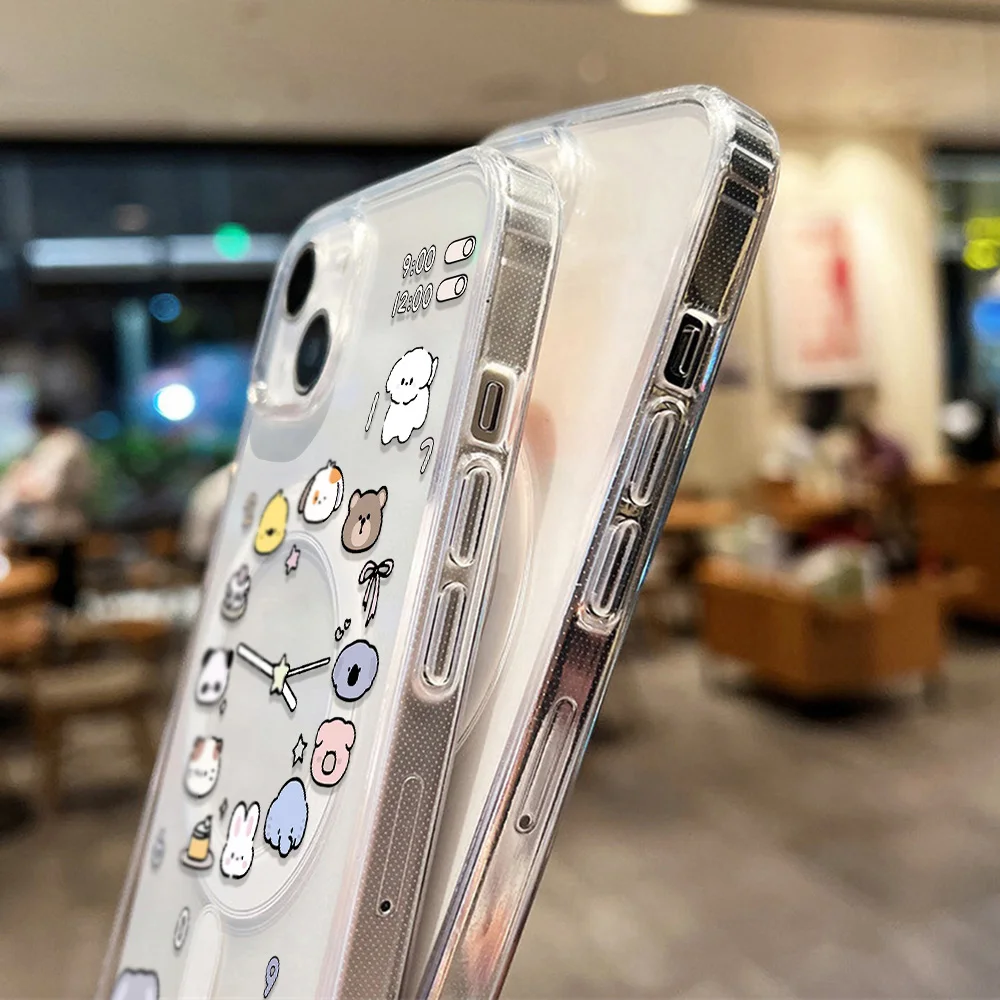 حافظة لهاتف سامسونج S24 FE S25 Ultra A16 A56 A55 A26 A54 لهاتف Magsafe غطاء شحن لاسلكي مغناطيسي