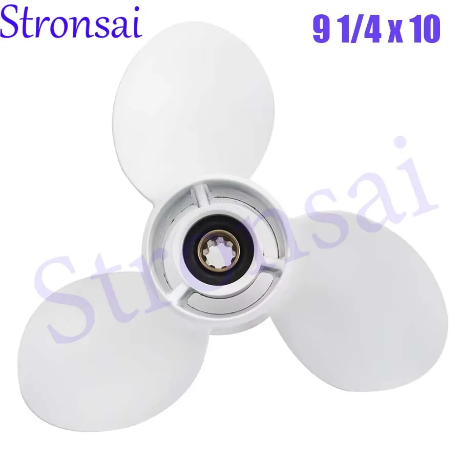 

Гребной винт 9 1/4 * 10 для лодочных моторов Yamaha 9.9 л.с. и 15 л.с., алюминиевый сплав, 3 лопасти, 8 шлицов, деталь для морского двигателя, 63V-45952-00-EL