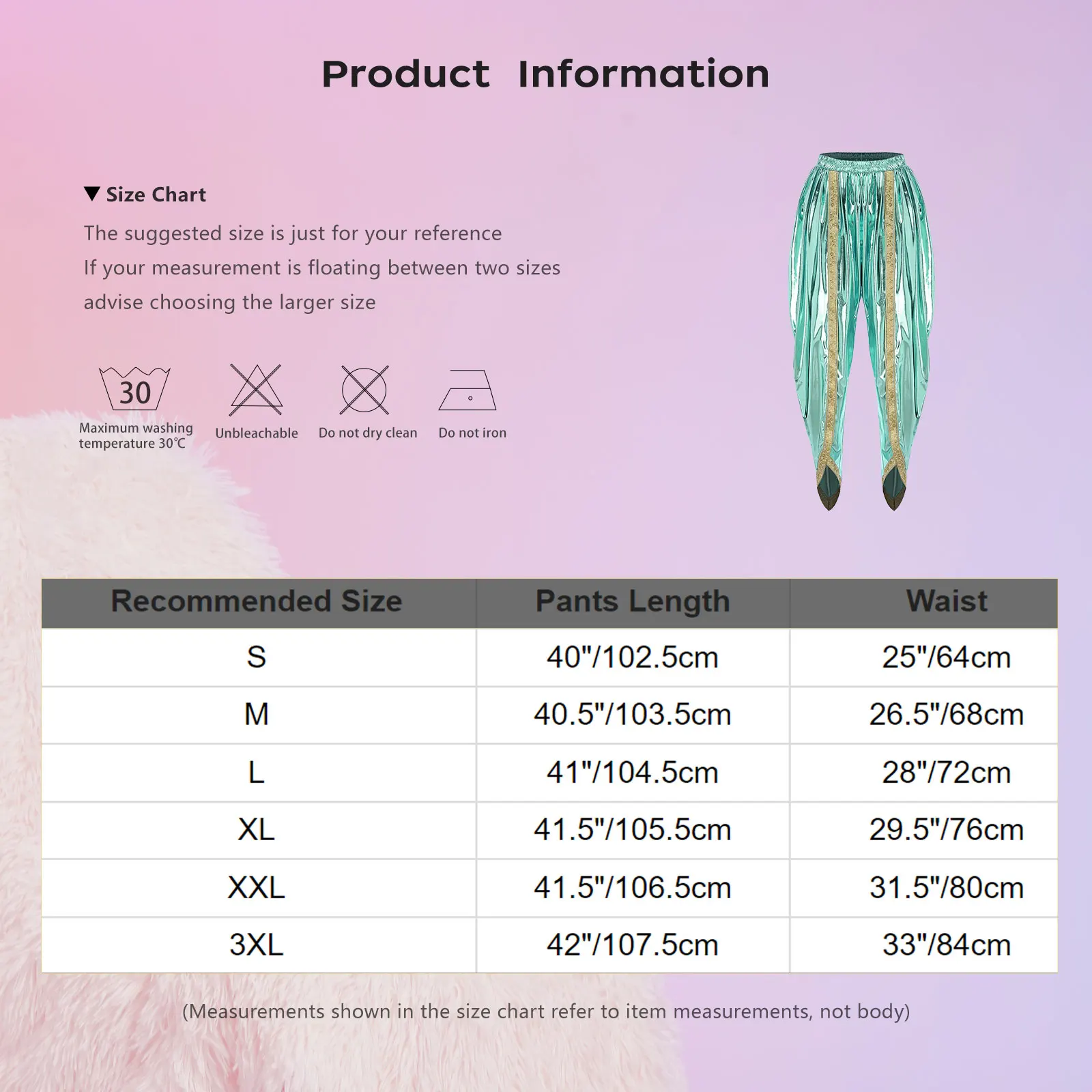 Women Stylish Indian Arabic Middle-east Dhoti Baggy Trousers Metallic Harem Palazzo Pants for Halloween Cosplay Party Costumes