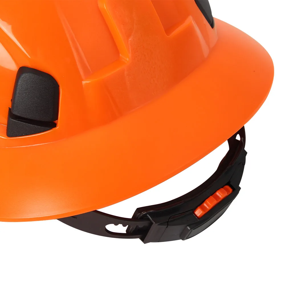 Full Brim Safety Helmet Lightweight Sunshade Breathable Work Protective Rescue Cap CE ANSI Construction Hard Hat Head Protection