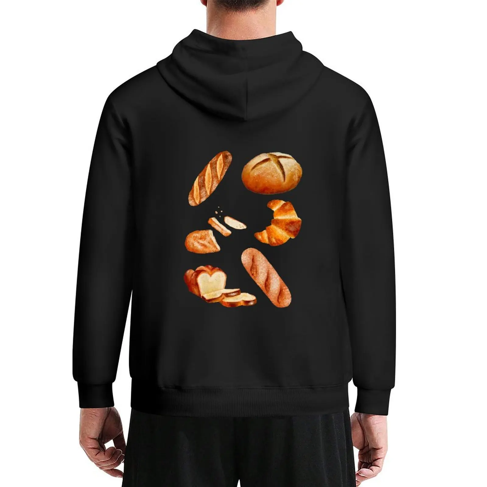 

Loaf of Bread Hoodie autumn clothes graphic t shirts men clothes for men male clothes hoodie man