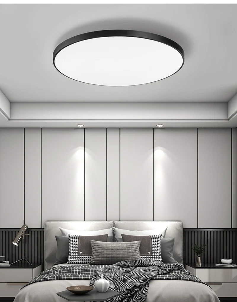 

Ultra-thin LED ceiling lamp modern lighting waterproof IP65 panel lamp living room bedroom kitchen moisture and mildew.