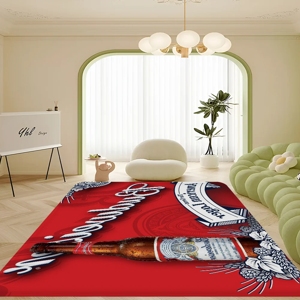 B-Budweisers Room Mats Cheaper Anti-slip Modern Living Room Balcony Printed Welcome Rug