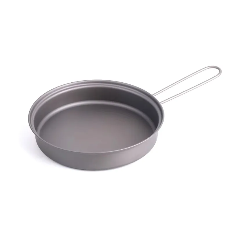 TOAKS Titanium PAN-145 Padella ultraleggera con manico pieghevole Attrezzatura da campeggio esterna Pentole 71g D145mm