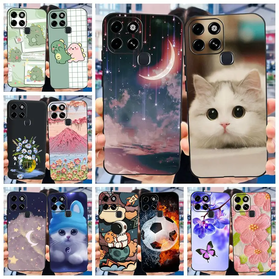 For Infinix Smart 6 Case X6511 X6511E Cute Fashion Painted Cover Soft Phone Case For Infinix Smart 6 Plus Smart6 HD Fundas Coque