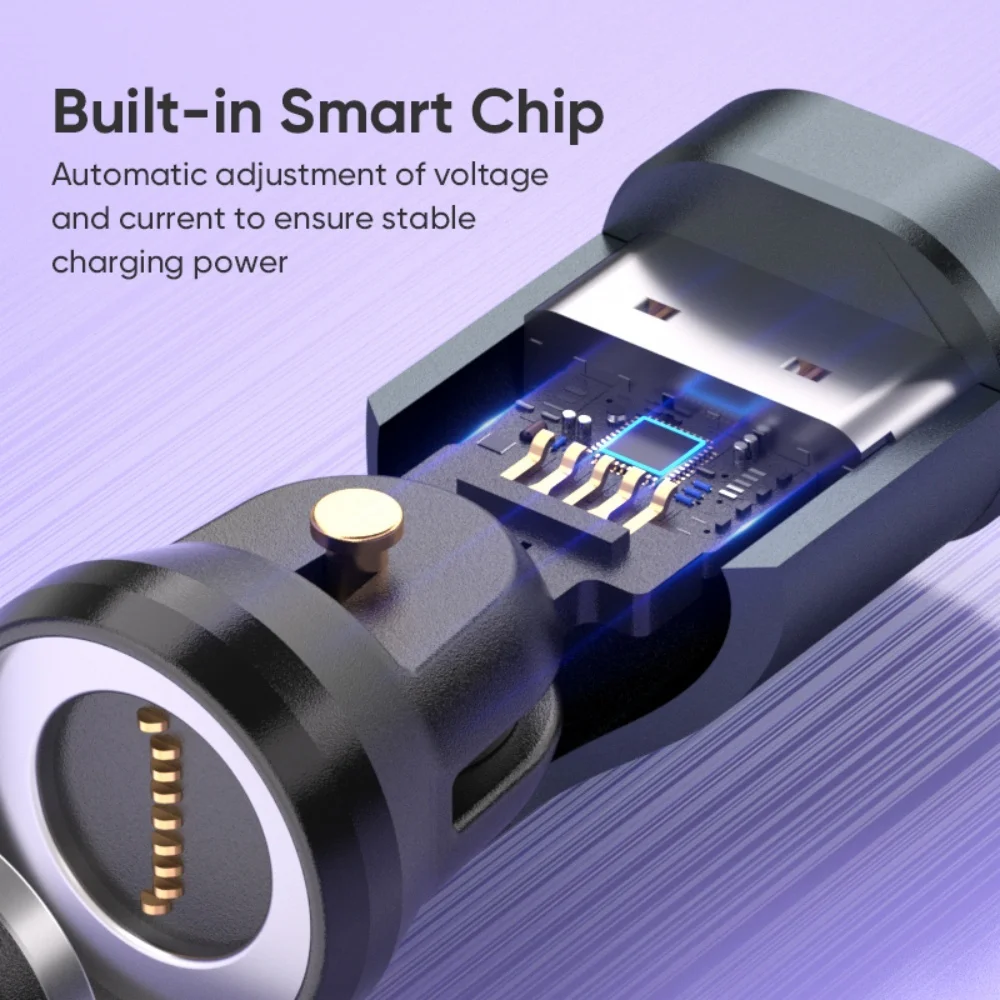 

Магнитный адаптер USB C 240 Вт, вращение 540 градусов, конвертер типа C «папа» на «мама» типа C для Macbook Samsung Xiaomi OTG разъем