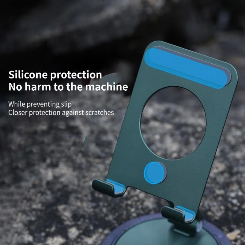 

652F Cellphone Cradle 360 Degree Rotary Universal Desktop Tablet Holder Support Mount Foldable Lazy Bracket for Home Office