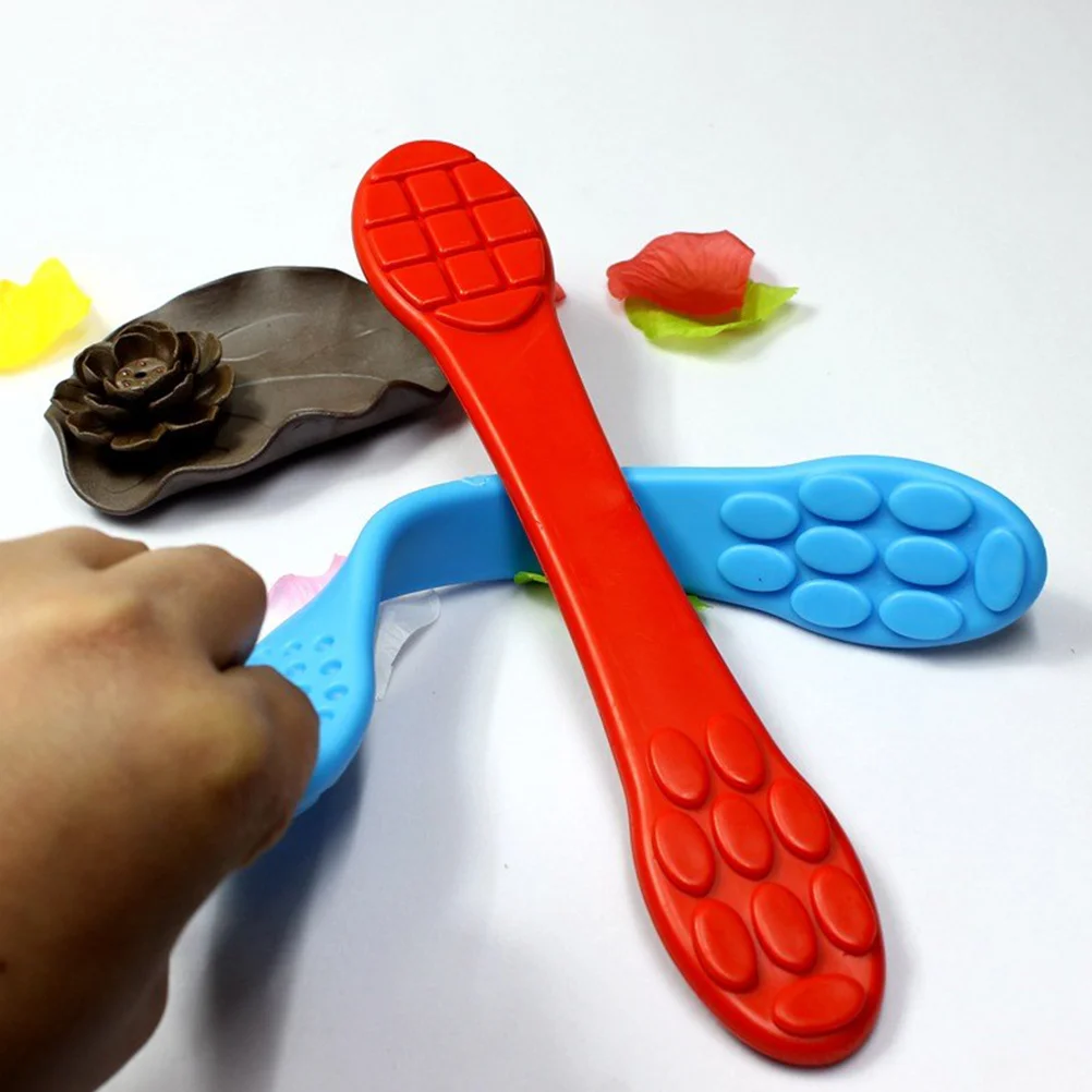 

2pcs Jingluo Silicone Massage Hammer Stick For Relieving Fatigue Body Care Tool Back Massager Acupoint Therapy Pat