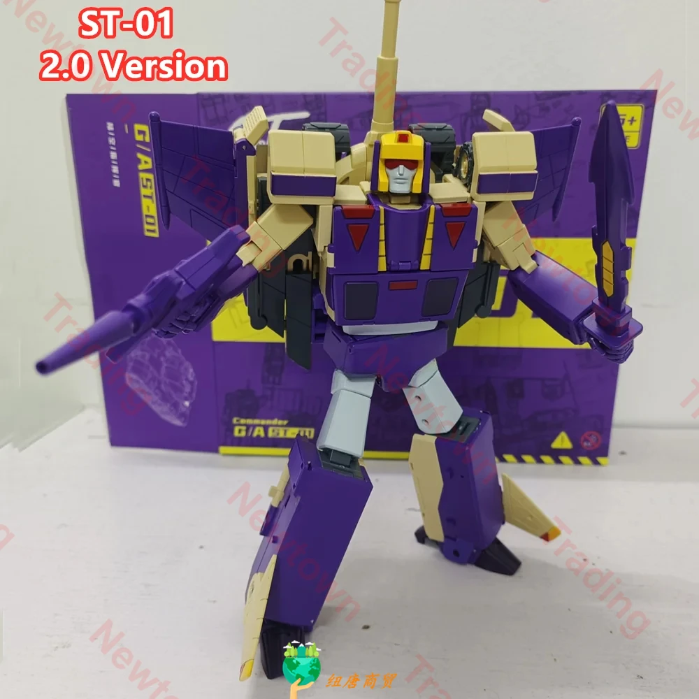 【2.0 الإصدار متوفر الآن】ألعاب نجوم التحول ST-01 ST01 Blitzwing ثلاثة أشكال خزان الطائرات GA Conmander G1 عمل الشكل #1