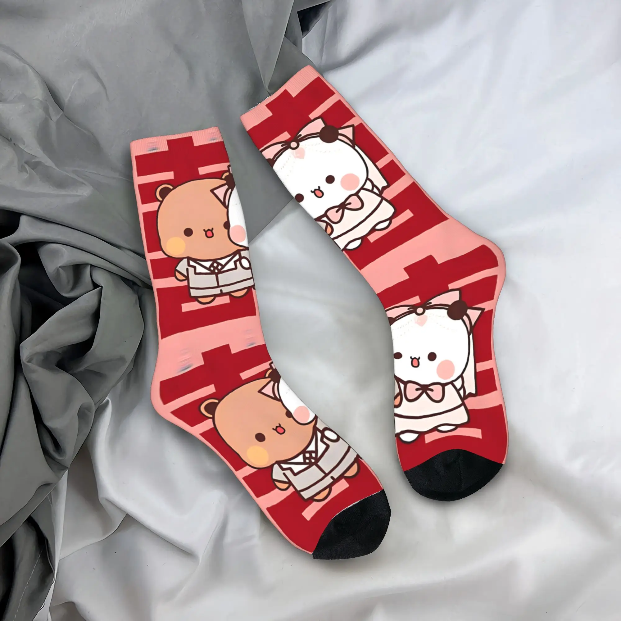 

Unisex Men Socks Bubu Dudu Wedding Stockings Autumn Funny High Quality Socks Graphic Climbing Anti Skid Socks