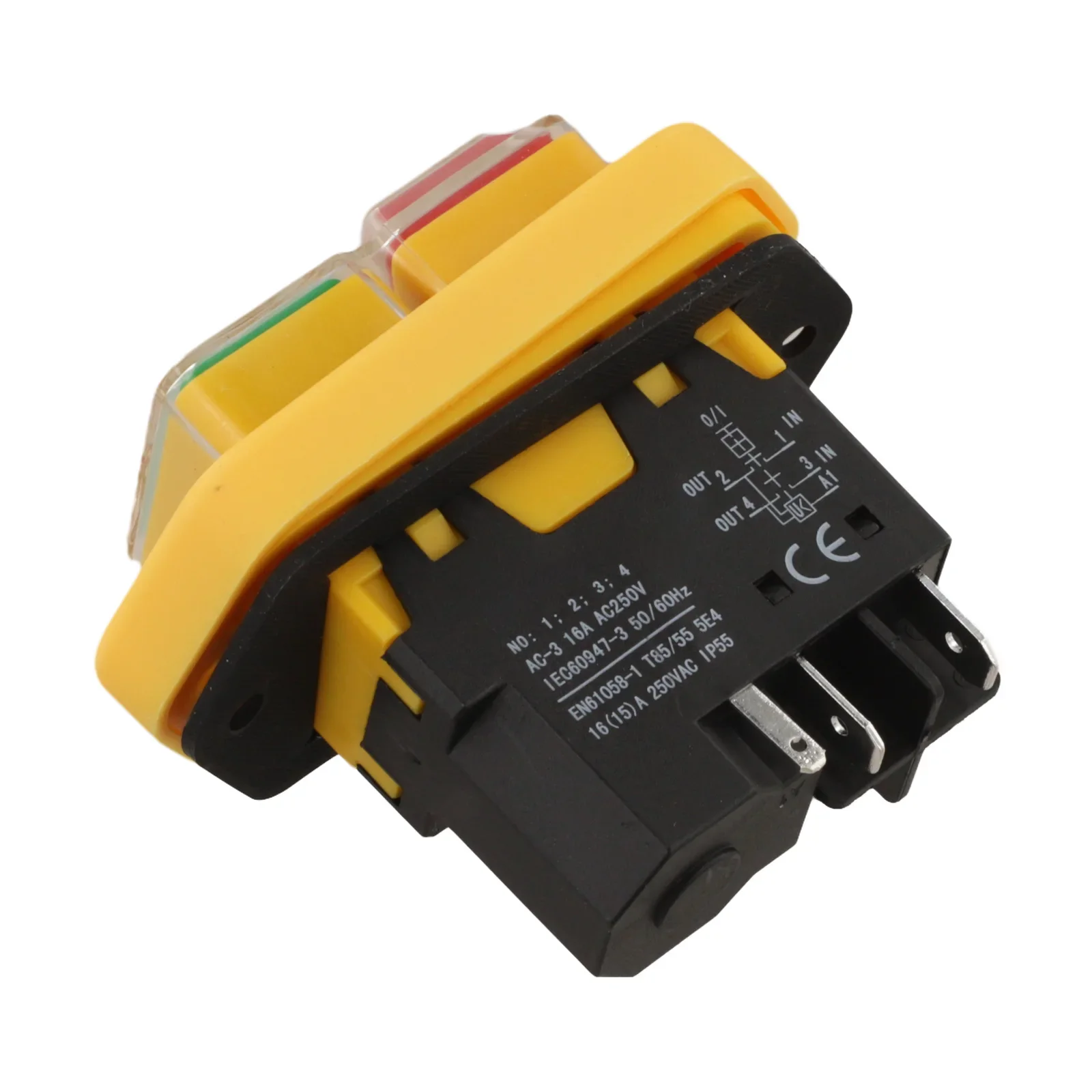 Electromagnetic Power Tool Switch Protection Waterproof Switch 77*62*38mm KLD-28A Operating Temperature -5 C To 40 C