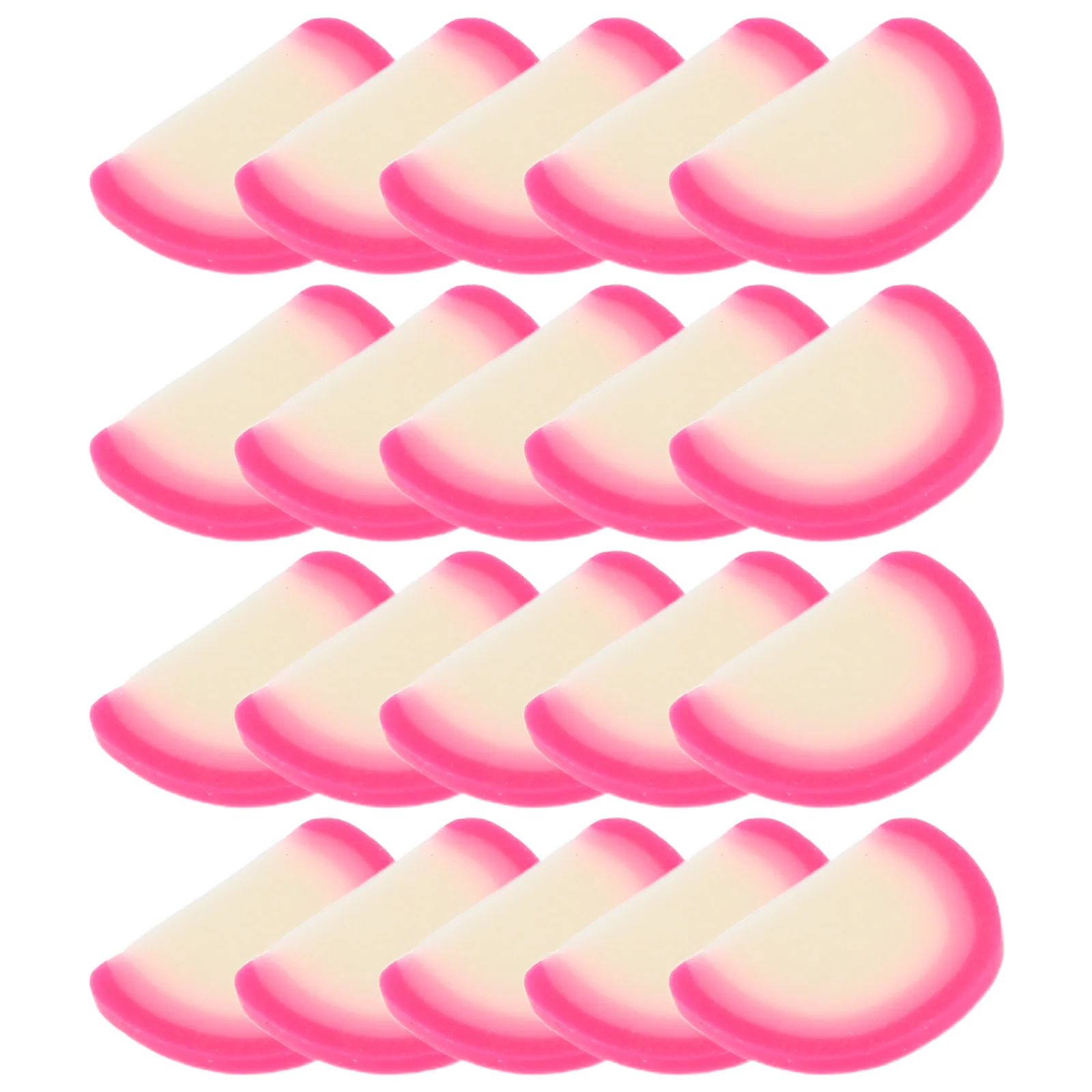 

20 Pcs Simulated Carrot Slices False Vegetable Radish Artificial Fake Pvc Vegetables Model Small
