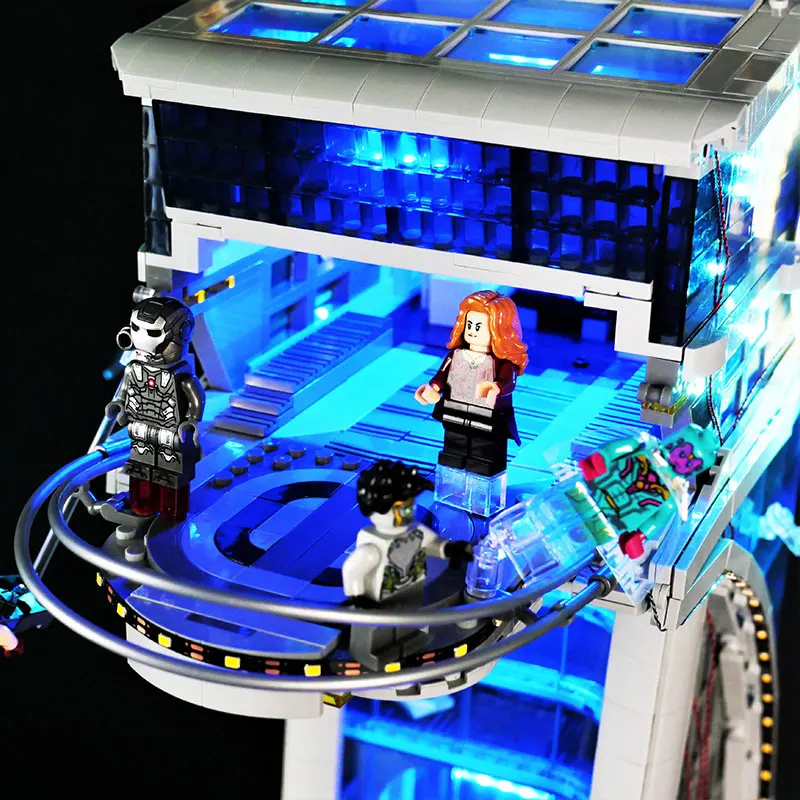 LED Light Kit For LEGO 76269 Avengers Tower Decorative Lamp DIY Toy Gift (Not Include Building Blocks Bricks Kits Sets Model)