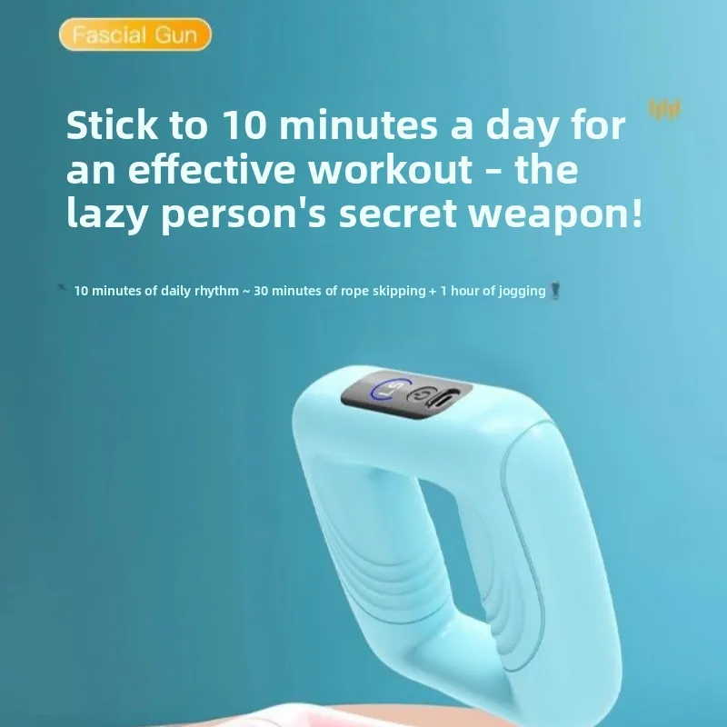 

Ленивый инструмент для похудения и похудения, вибрационный пистолет для фасции, массаж талии, кольцо для фасции всего тела, вибрационный аппарат для метания жира