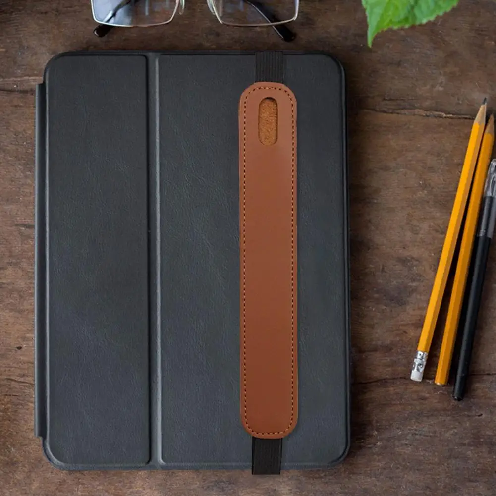 Мягкий стилус для сенсорного экрана, портативный стилус для ноутбука с эластичным ремешком, защитный рукав для ноутбука, легкий держатель из искусственной кожи