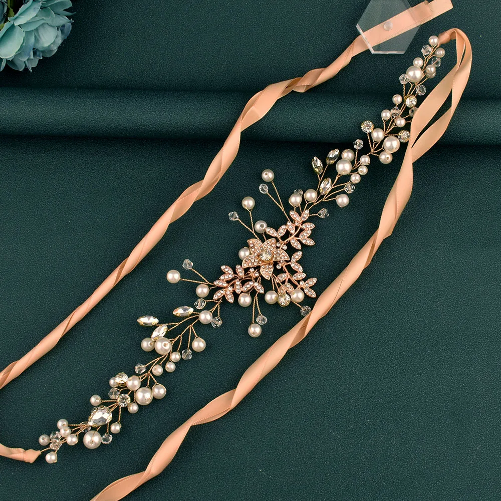 DZ210 Bridal Headband Wedding Hair Accessories Alloy Leaf Woman Hair Vines Bridal Hair Jewelry Girlfriend Fascinators Headpiece