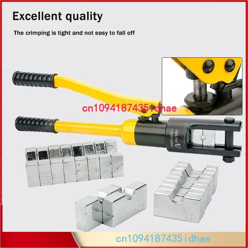 Alicates de prensado hidráulicos manuales, cable, terminal de aluminio y cobre, alicates de prensado, herramienta de compresión, rango de presión 70/120/240/300
