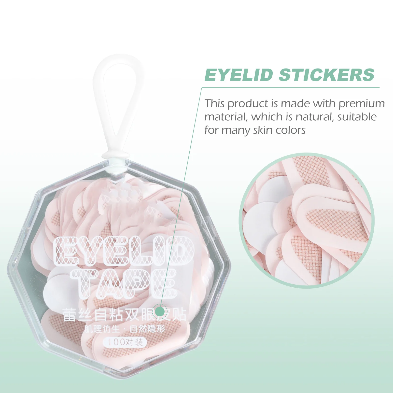 200 Paar doppelte Augenlid-Klebebänder, natürlich, unsichtbar, atmungsaktiv, Augenlid-Aufkleber, langlebig, fest, Augen-Make-up-Werkzeug, Formung