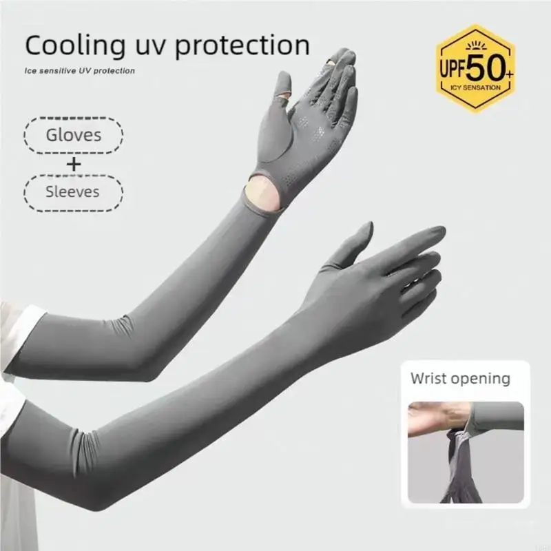 Manchons bras avec poignée en Silicone évacuant transpiration, idéaux pour l'extérieur Y08E