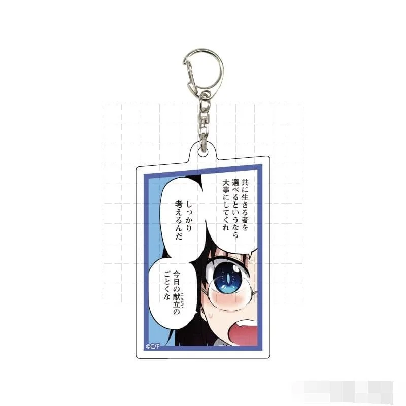 Anime Miss Kobayashi's Dragon Maid Miss Tohru Kanna Cartoon 6CM Acrylic Pendant Keychains Dragon Desk Decoration