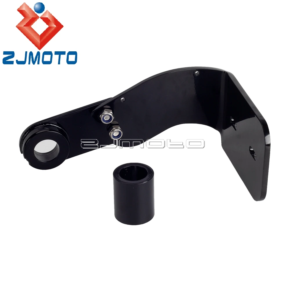 Side Mount Folding Registration Support Holder Frame License Plate Bracket For Harley Softail Breakout Dyna Street Bob 2018-2020